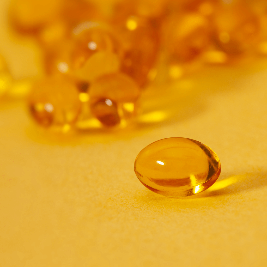Vitamin D gel capsules